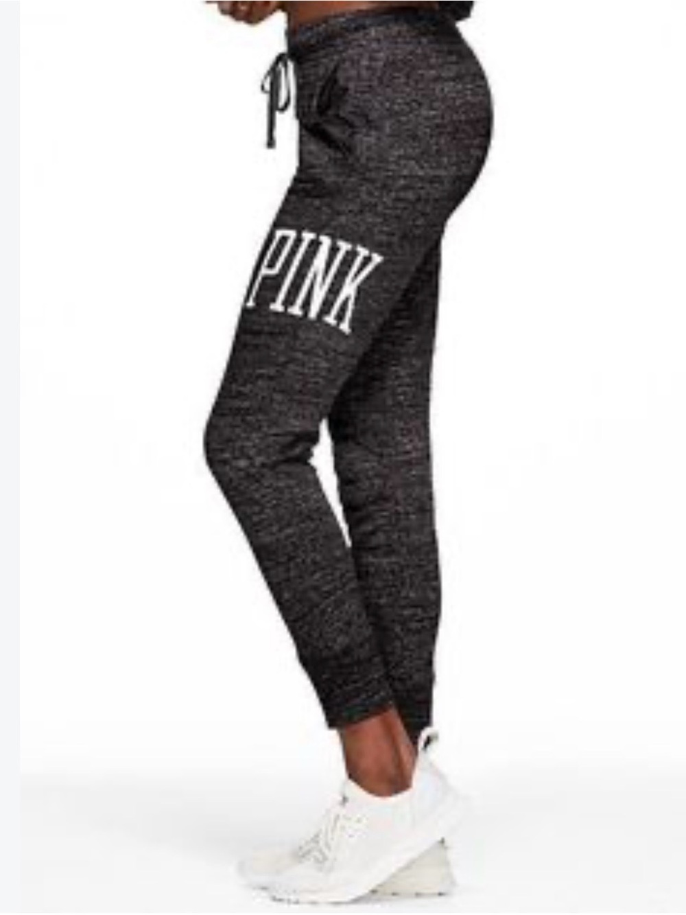 PINK Victoria's Secret Women’s XS Charcoal Marled Skinny Joggers